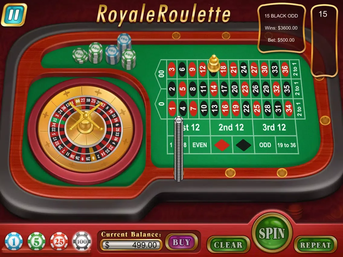 Royale Roulette iPad  Screenshots