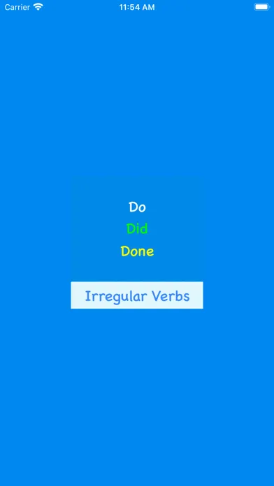 English V3 - Irregular Verbs应用截图