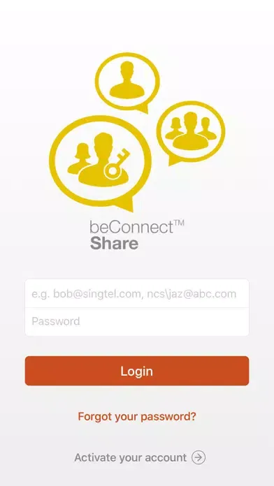beConnect™ Share Screenshots