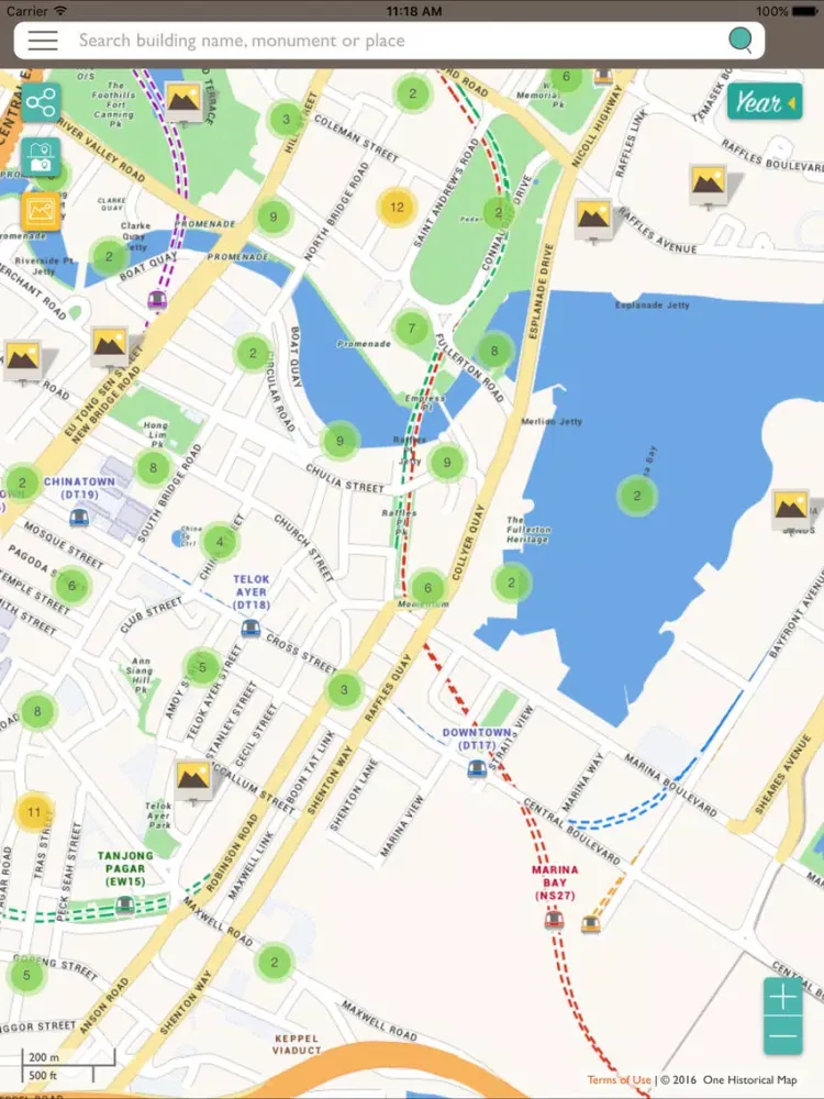 Screenshot di OneHMap iPad 