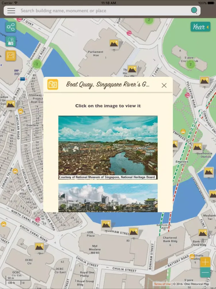 Screenshot di OneHMap iPad 