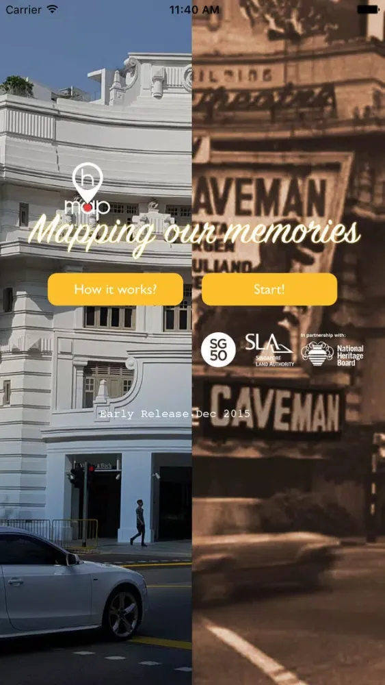 Screenshot di OneHMap