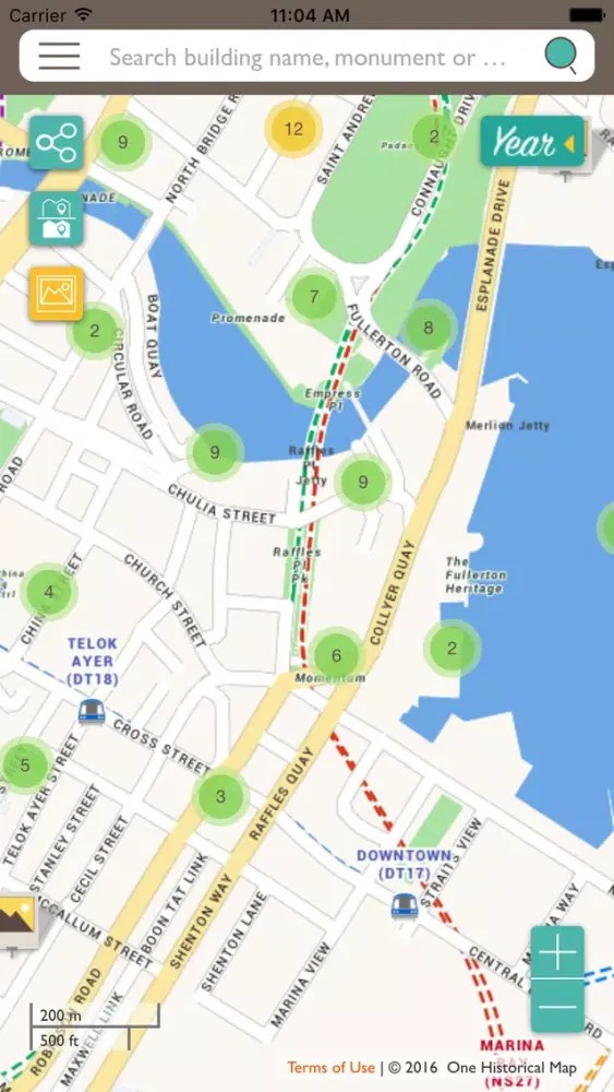 Screenshot di OneHMap
