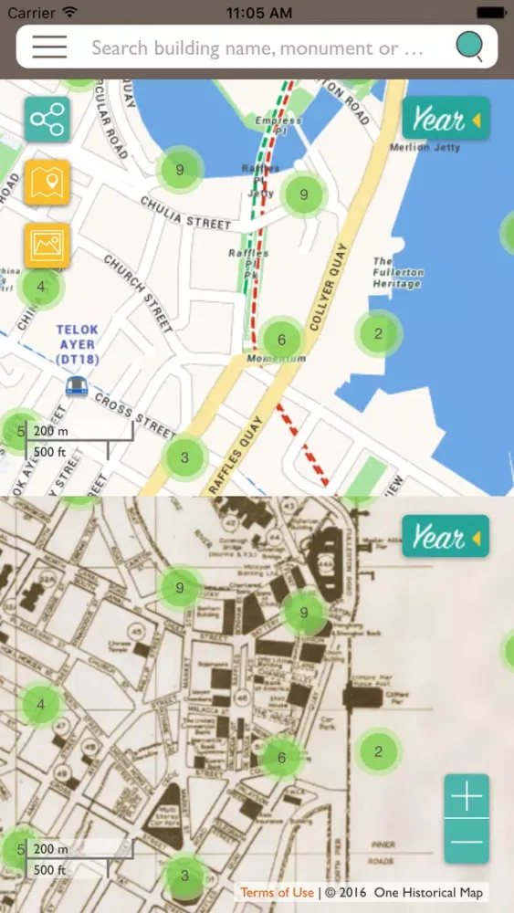 Screenshot di OneHMap