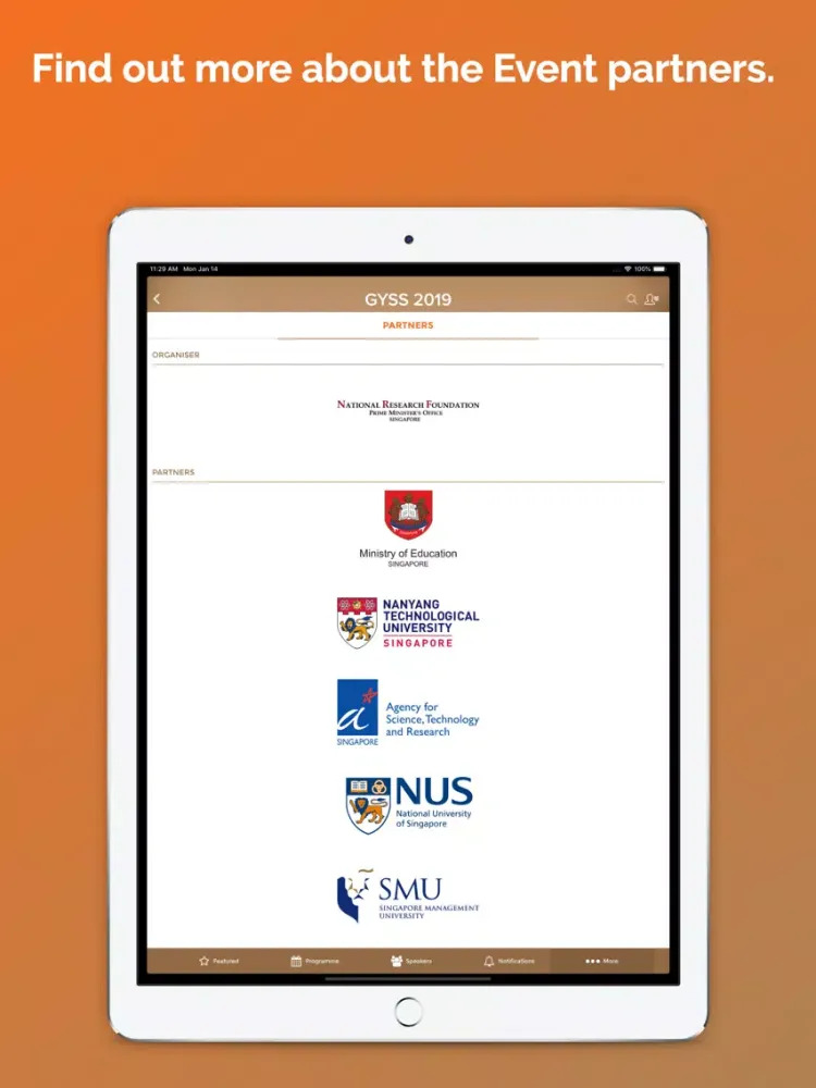 Zrzuty ekranu GYSS 2019 iPad 
