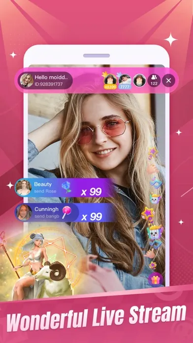 Capturas de tela do Party Star -Live, Chat & Games