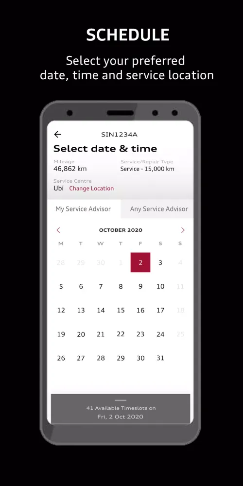 Screenshot di Audi Service SG