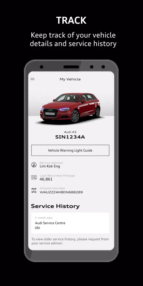 Screenshot di Audi Service SG