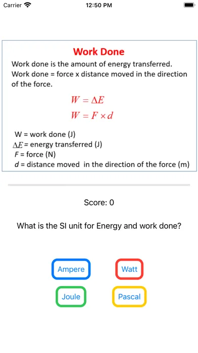 Energy - Work Done سکرین شاٹس