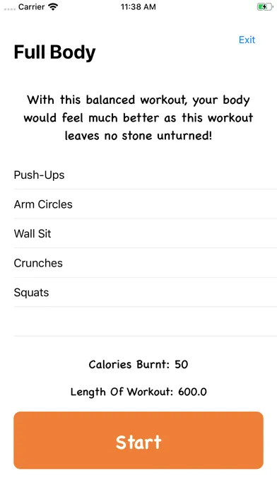 Work It Out - Fitness App স্ক্রিনশট
