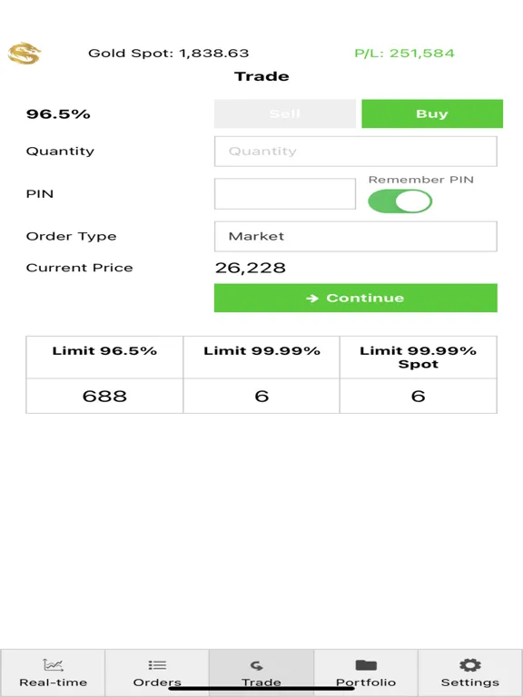 Shining Gold Mobile iPad 应用截图