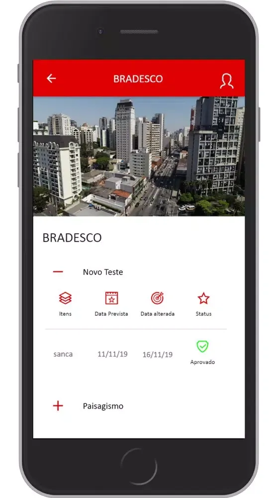Capturas de tela do WorkPlan Recontec