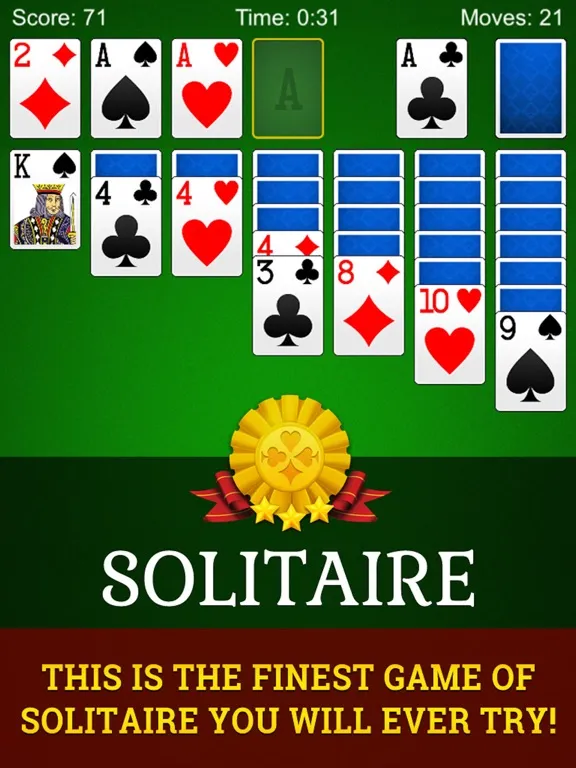 Screenshot di Solitaire - Best Card Game iPad 