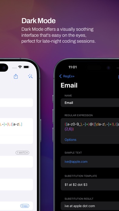 Tangkapan skrin RegEx+