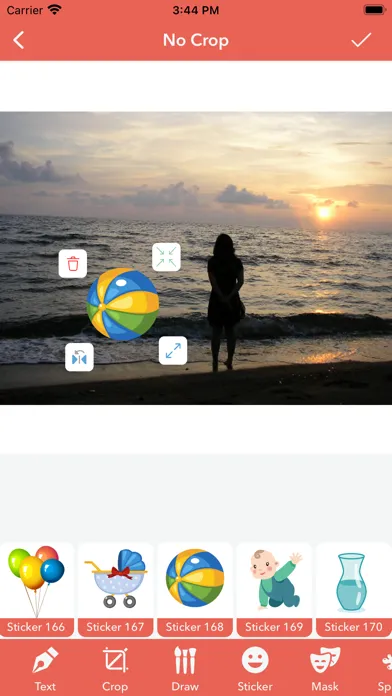 Tangkapan skrin No Crop - Square Photo Maker