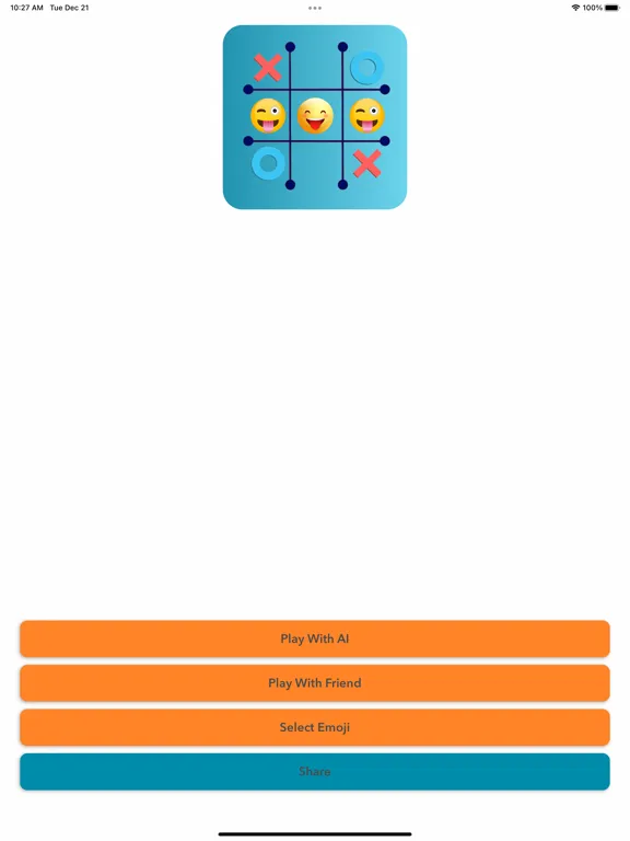 Tangkapan layar Tic Tac Toe - Emoji XO iPad 