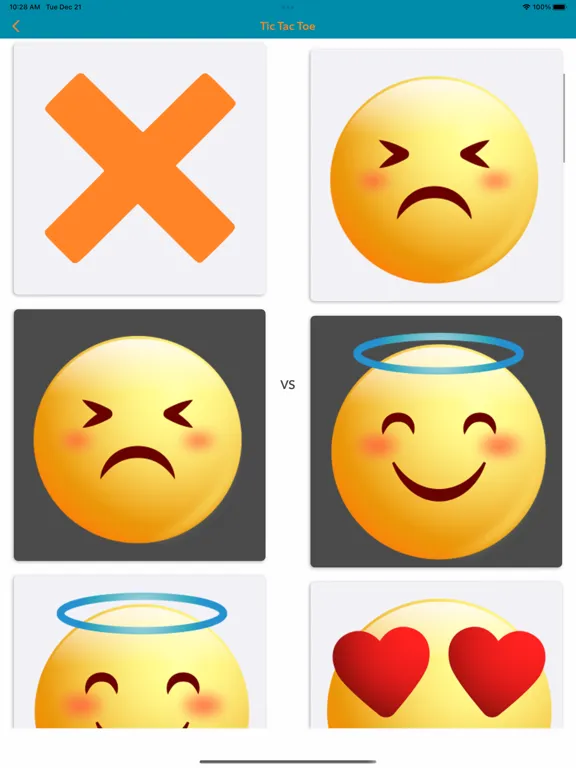 Tangkapan layar Tic Tac Toe - Emoji XO iPad 