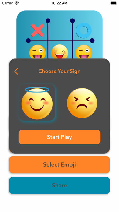 Tangkapan skrin Tic Tac Toe - Emoji XO