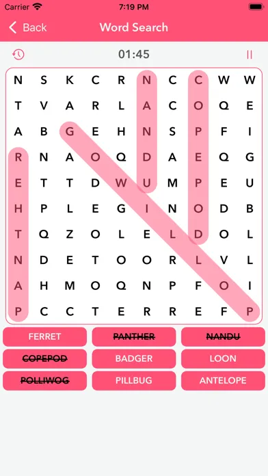 Tangkapan skrin Word Search : Puzzle Search