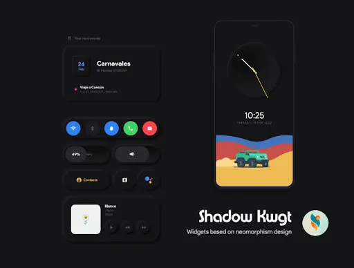 Shadow KWGT स्क्रीनशॉट