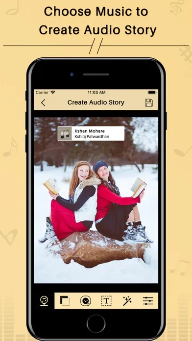Captures d'écran de Audio Photo Video Status Maker