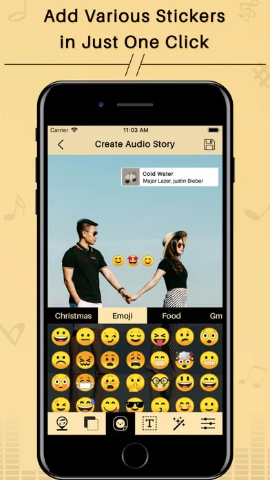 Captures d'écran de Audio Photo Video Status Maker