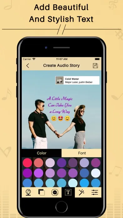 Captures d'écran de Audio Photo Video Status Maker