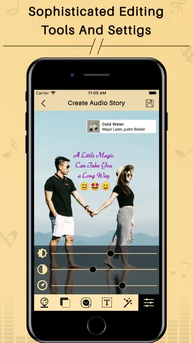 Captures d'écran de Audio Photo Video Status Maker