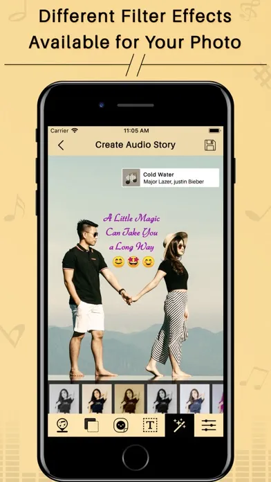 Captures d'écran de Audio Photo Video Status Maker