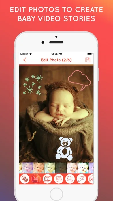 Baby Story Photo Video Maker应用截图
