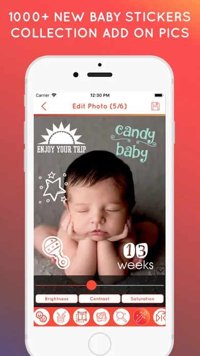 Baby Story Photo Video Maker应用截图