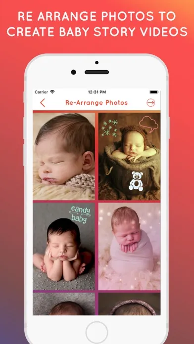 Baby Story Photo Video Maker应用截图