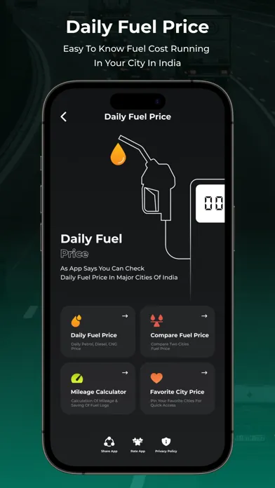 Daily Petrol Diesel CNG Price Screenshots
