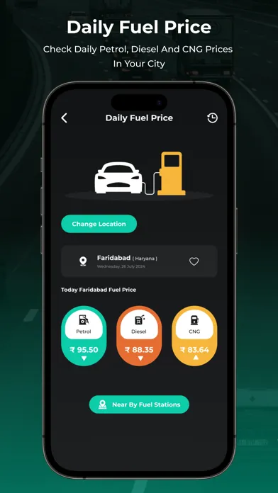 Daily Petrol Diesel CNG Price Screenshots