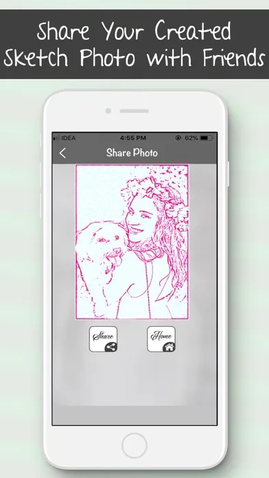 تصاویر Colourful Sketch Photo Editor