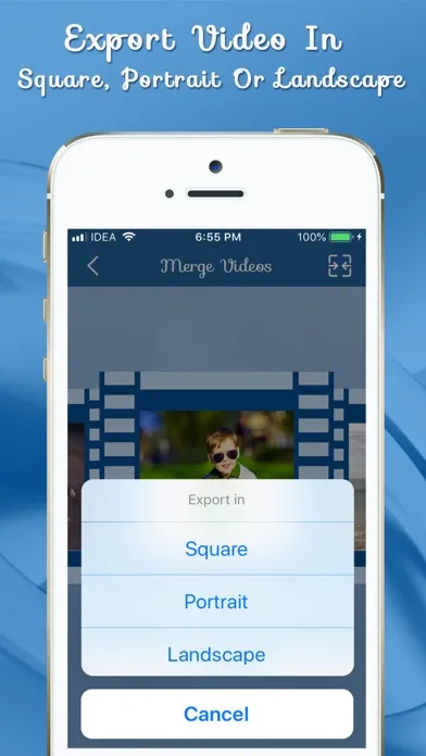 Ảnh chụp màn hình của Unlimited Video & Audio Merger