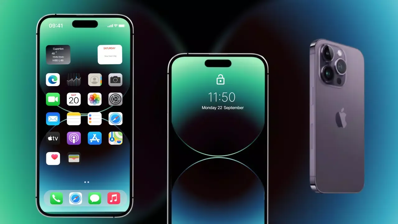 iPhone 14 Pro Max Launcher Screenshots
