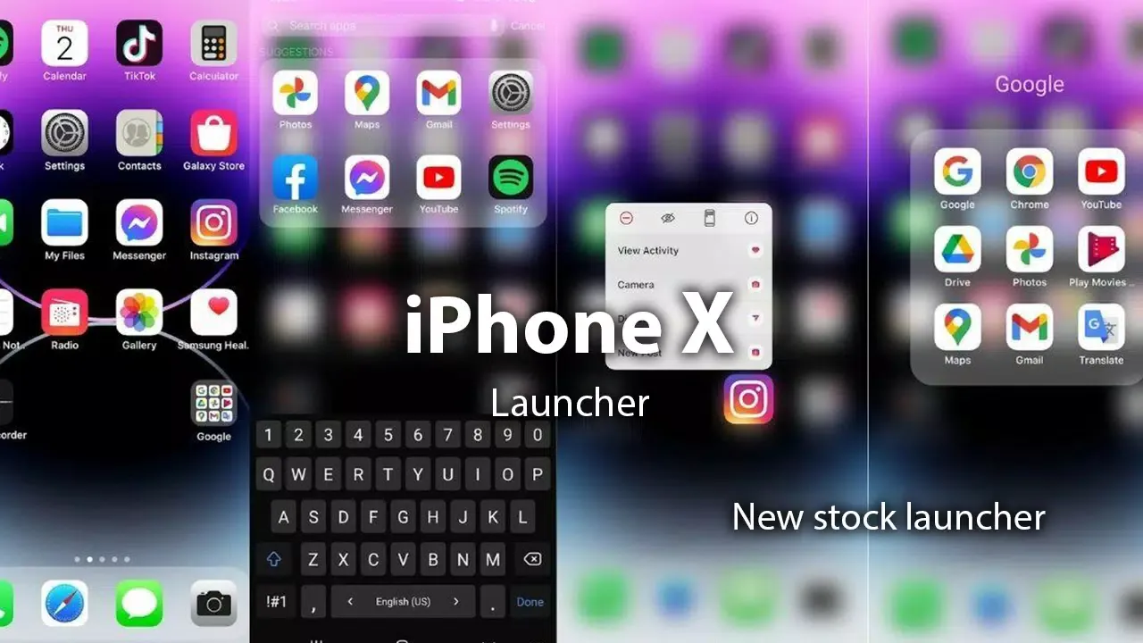 صور iPhone X Launcher For Android