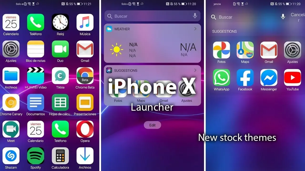 صور iPhone X Launcher For Android