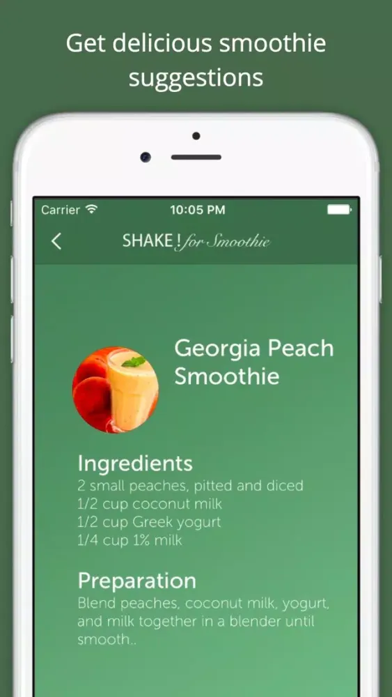 Shake for Smoothie - 120 Green Healthy Smoothie suggestions based on the ingredients you have Screenshots