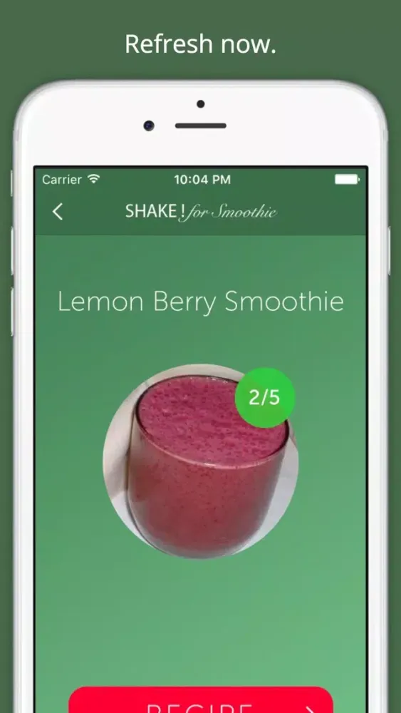 Shake for Smoothie - 120 Green Healthy Smoothie suggestions based on the ingredients you have Screenshots