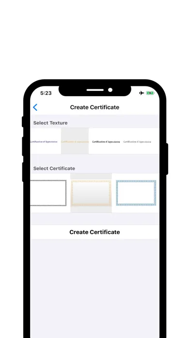 Capturas de pantalla de MyCertificate