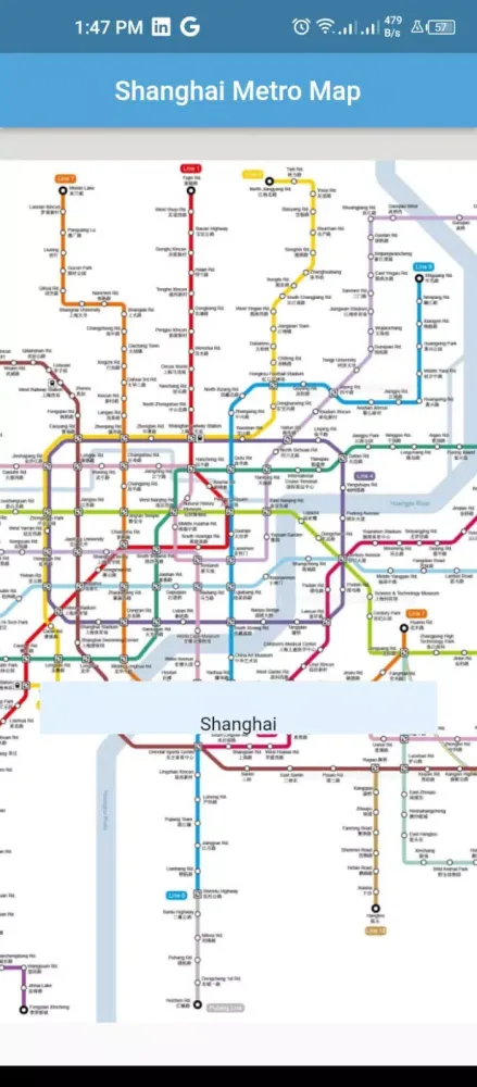 Ảnh chụp màn hình của Shanghai Metro Maps Offline