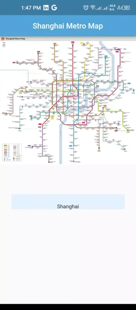 Ảnh chụp màn hình của Shanghai Metro Maps Offline