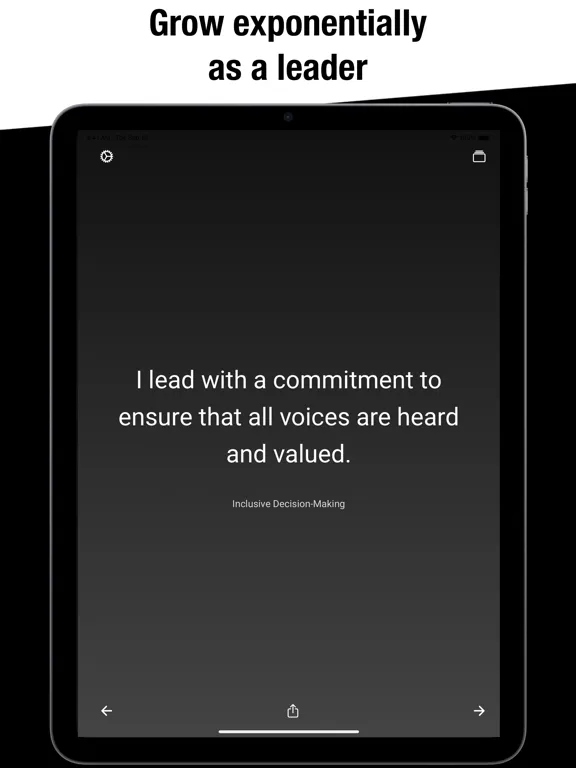 Capturas de pantalla de Leadership App: Motivation iPad 