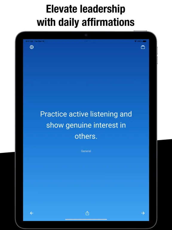 Capturas de pantalla de Leadership App: Motivation iPad 