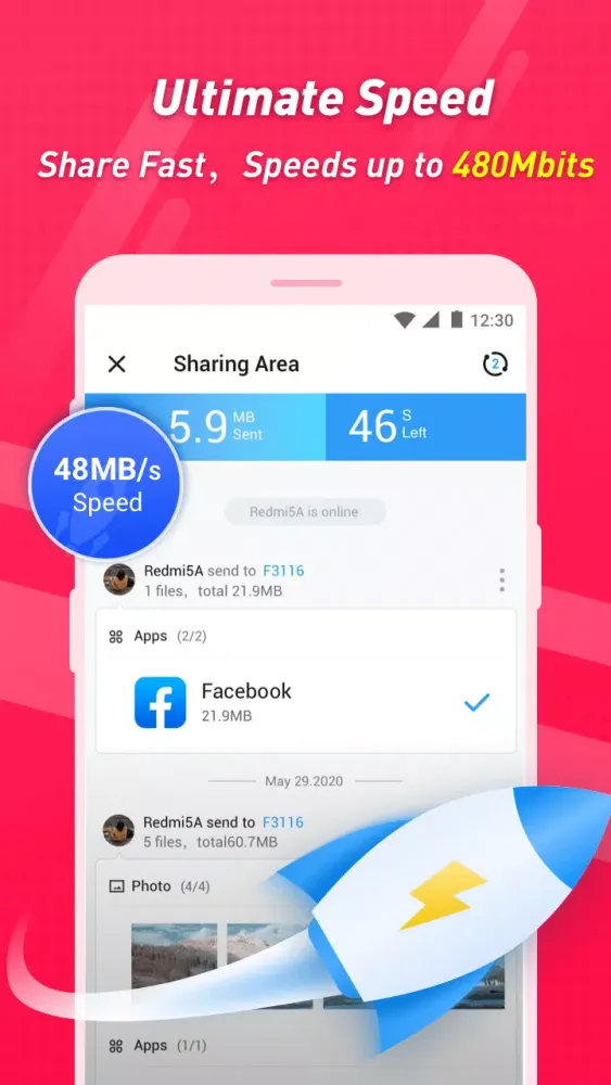 ShareKaro Mini: File Share App Screenshots