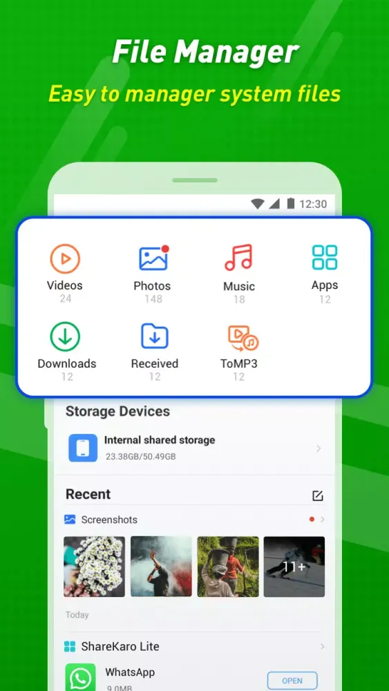 ShareKaro Mini: File Share App Screenshots