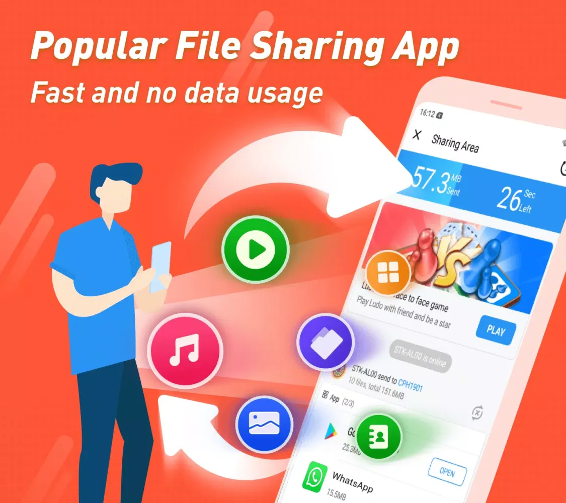 Share Karo: File Transfer App Screenshots