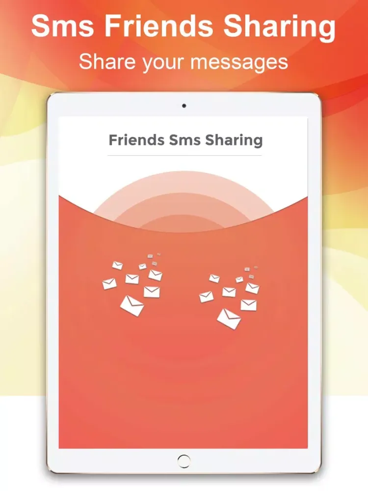 Friends SMS Sharing iPad  Screenshots